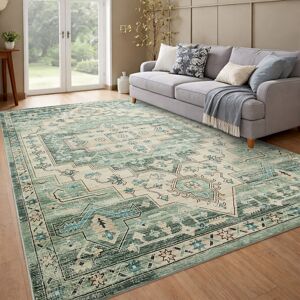 Moonlight Bedding Limited (Green Traditional, 200 X 290 cm-Living Room Rug) Extra Large Rugs Traditional C Moonlight Bedding Limited (Green Traditional, 200 X 290 cm-Living Room Rug) Extra Large Rugs Traditional C