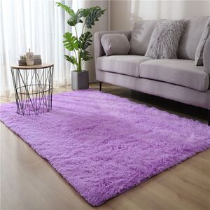 Unbranded Honeeladyy 78.74"x31.5" Purple Long Plush Area Rug, Ultra Soft Shaggy Faux Fur C Unbranded Honeeladyy 78.74"x31.5" Purple Long Plush Area Rug, Ultra Soft Shaggy Faux Fur C