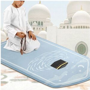 Unbranded Prayer Rug Prayer Mat for Ramadan Portable Worship Kneel Embossing Floor Carpets Unbranded Prayer Rug Prayer Mat for Ramadan Portable Worship Kneel Embossing Floor Carpets