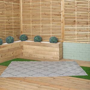 Smart Garden Products 1.5m x 2.1m Alexandria Large Outdoor Alfresco Patio Rug Mat in Grey Smart Garden Products 1.5m x 2.1m Alexandria Large Outdoor Alfresco Patio Rug Mat in Grey