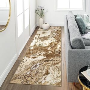 Unbranded 2'x8' Modern Marble Runner Rug, Washable Kitchen Runner Abstract Marble Pattern Unbranded 2'x8' Modern Marble Runner Rug, Washable Kitchen Runner Abstract Marble Pattern