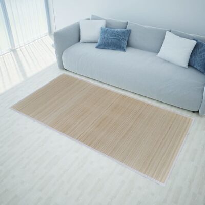 vidaXL Bamboo Rugs Set of 2 - Rectangular 120x180 cm - Natural Bamboo vidaXL Bamboo Rugs Set of 2 - Rectangular 120x180 cm - Natural Bamboo