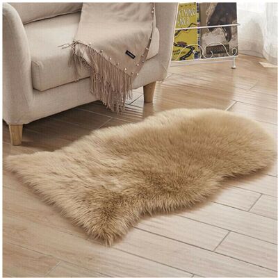 Unbranded (Cameo, 50 x 80 cm) Fluffy Faux Fur Sheepskin Rug Living Room Bedroom Floor Carp Unbranded (Cameo, 50 x 80 cm) Fluffy Faux Fur Sheepskin Rug Living Room Bedroom Floor Carp
