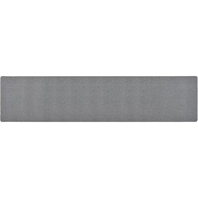 vidaXL Carpet Runner Dark Grey - 80x400 cm - Floor Rug vidaXL Carpet Runner Dark Grey - 80x400 cm - Floor Rug