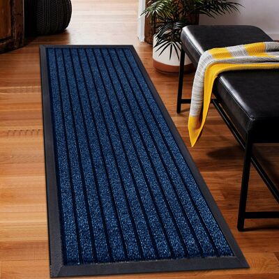 Milano (Blue , 120 x 150 cm ) Heavy Duty Rubber Mat Hall Hallway Kitchen Runner Milano (Blue , 120 x 150 cm ) Heavy Duty Rubber Mat Hall Hallway Kitchen Runner