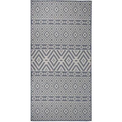 vidaXL Blue Striped Outdoor Rug 100x200cm - Rug vidaXL Blue Striped Outdoor Rug 100x200cm - Rug
