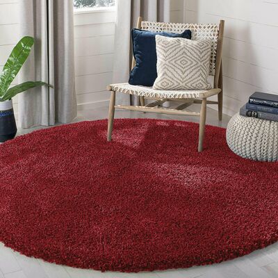 Superior Household Limited (Red) Thick Shaggy Round Rugs Large Living Room Bedroom Carpet Fluffy Circle Rug Superior Household Limited (Red) Thick Shaggy Round Rugs Large Living Room Bedroom Carpet Fluffy Circle Rug
