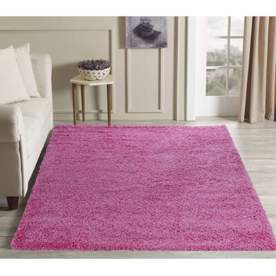 Serdim Rugs - Living Room Shaggy Rug - Pink - Rug Serdim Rugs - Living Room Shaggy Rug - Pink - Rug