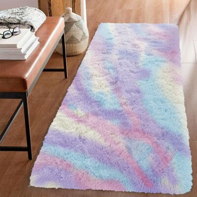 Imperial Rooms - Rainbow Runner Rug - Fluffy - Shaggy - Rug Imperial Rooms - Rainbow Runner Rug - Fluffy - Shaggy - Rug