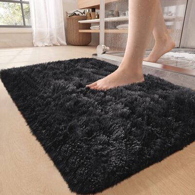Imperial Rooms - Shaggy Rug 50x80cm - Black - 50x80cm - Rug Imperial Rooms - Shaggy Rug 50x80cm - Black - 50x80cm - Rug