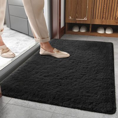 Imperial Rooms - Imperial Rooms Shaggy Rug - Black - 60x110 cm - Rug Imperial Rooms - Imperial Rooms Shaggy Rug - Black - 60x110 cm - Rug