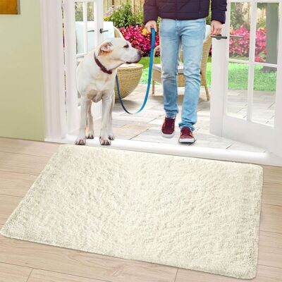 Imperial Rooms - Cream - 60x110cm - Shaggy - Rug Imperial Rooms - Cream - 60x110cm - Shaggy - Rug