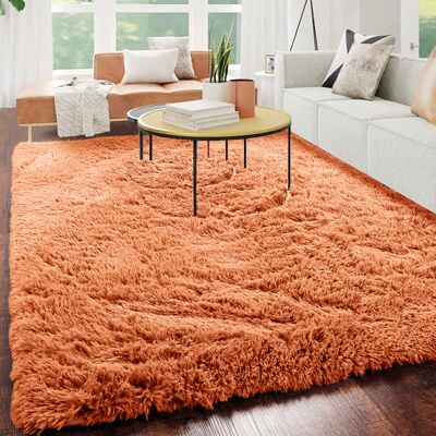 Oxford Homeware - 120x170 cm - Rust - Living Room - Rug Oxford Homeware - 120x170 cm - Rust - Living Room - Rug