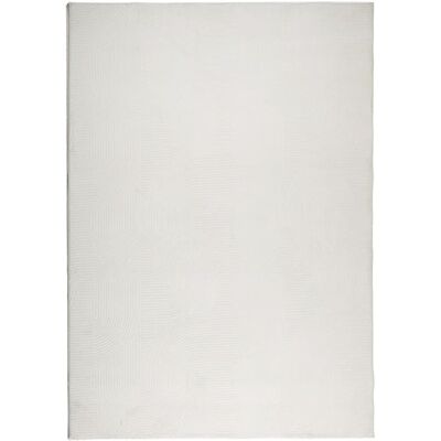 vidaXL Cream Short Pile Scandinavian Rug - Floor Carpet - 160x230cm vidaXL Cream Short Pile Scandinavian Rug - Floor Carpet - 160x230cm