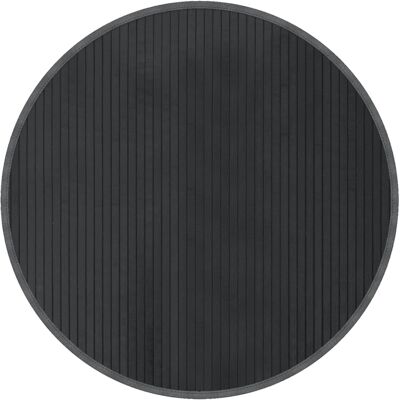 vidaXL Bamboo Round Grey Rug - 80cm - Floor Mat, Area Rug, Runner vidaXL Bamboo Round Grey Rug - 80cm - Floor Mat, Area Rug, Runner
