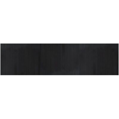 vidaXL Rug Floor Mat Area Rug Hallway Carpet Runner Rectangular Black Bamboo vidaXL Rug Floor Mat Area Rug Hallway Carpet Runner Rectangular Black Bamboo