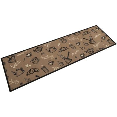 (dark brown, 45 x 150 cm) vidaXL Kitchen Rug Anti Fatigue Mat Runner Rug Washabl (dark brown, 45 x 150 cm) vidaXL Kitchen Rug Anti Fatigue Mat Runner Rug Washabl