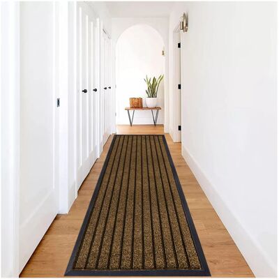 Imperial Rooms (80x300 cm, Brown) Heavy Duty Rubber Mat Kitchen Runner Floor Rug Imperial Rooms (80x300 cm, Brown) Heavy Duty Rubber Mat Kitchen Runner Floor Rug