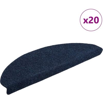 (navy, 65 x 21 x 4 cm/ 20 pcs) vidaXL Self-adhesive Stair Mats Decoration Stair (navy, 65 x 21 x 4 cm/ 20 pcs) vidaXL Self-adhesive Stair Mats Decoration Stair