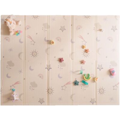 Nuby Baby Floor Mat - Reversible, Foldable & Lightweight - Stars & Sky Nuby Baby Floor Mat - Reversible, Foldable & Lightweight - Stars & Sky