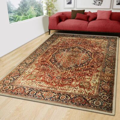 Oxford Homeware (Majestic, 160 x 230 cm (5 ft. 3 in x 7 ft. 7 in)) Traditional Nonslip Rugs Extr Oxford Homeware (Majestic, 160 x 230 cm (5 ft. 3 in x 7 ft. 7 in)) Traditional Nonslip Rugs Extr