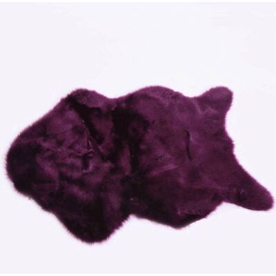Unbranded (Purple, 15.74x23.62''/40x60cm) Wool Fluffy Soft Sheepskin Mat Sofa Bedroom Wash Unbranded (Purple, 15.74x23.62''/40x60cm) Wool Fluffy Soft Sheepskin Mat Sofa Bedroom Wash