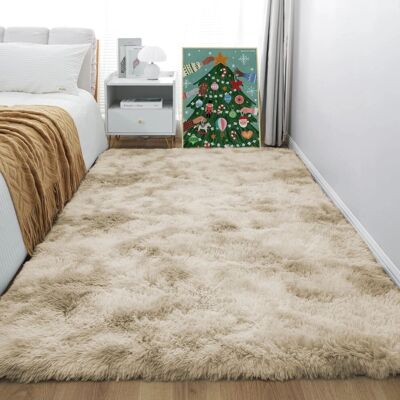 Oxford Homeware (120 x 170 cm (4ft x 5ft 6in), Cream) Thick Large Shaggy Rugs for Living Room No Oxford Homeware (120 x 170 cm (4ft x 5ft 6in), Cream) Thick Large Shaggy Rugs for Living Room No