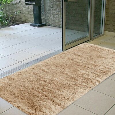 BedLooms (Beige, 60x110cm (2ft x 3.5ft)) Shaggy Rug Soft Fluffy Carpet - Modern Living Ro BedLooms (Beige, 60x110cm (2ft x 3.5ft)) Shaggy Rug Soft Fluffy Carpet - Modern Living Ro