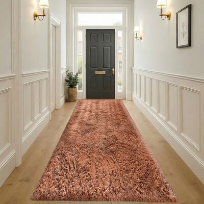 Imperial Rooms - Shaggy 80x300 - Rust - Rug Runner Imperial Rooms - Shaggy 80x300 - Rust - Rug Runner