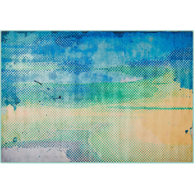 Beliani Multicolour Watercolour Pattern 160x230cm Area Rug Beliani Multicolour Watercolour Pattern 160x230cm Area Rug