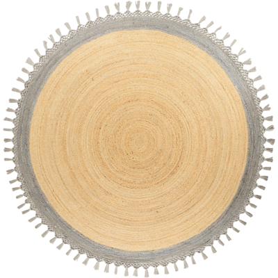 Beliani - Round Boho Jute Rug - 200cm Beliani - Round Boho Jute Rug - 200cm