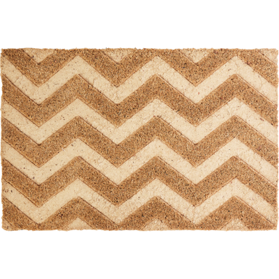 BELIANI Modern Zigzag Interior Door Mat - Door Mat BELIANI Modern Zigzag Interior Door Mat - Door Mat