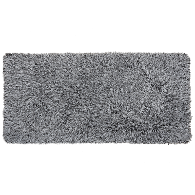 Beliani Black and White Shaggy Rug - 80x150cm Area Rug Beliani Black and White Shaggy Rug - 80x150cm Area Rug