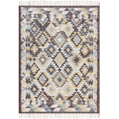 Beliani Jute Area Rug 160 x 230 cm Multicolour FENER - Area Rug Beliani Jute Area Rug 160 x 230 cm Multicolour FENER - Area Rug