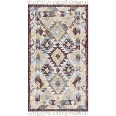 Beliani Jute Area Rug - Multicolour - 80x150cm - Rectangular - Boho Style Beliani Jute Area Rug - Multicolour - 80x150cm - Rectangular - Boho Style
