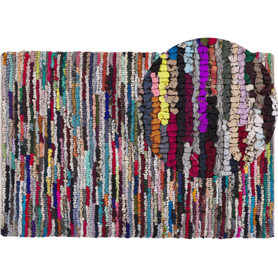 Beliani Multicolour Handwoven Rug 160x230cm - Rug Beliani Multicolour Handwoven Rug 160x230cm - Rug