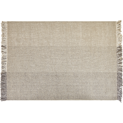 Beliani Wool Grey Rug - 160 x 230 cm - Handwoven - Modern - Soft Beliani Wool Grey Rug - 160 x 230 cm - Handwoven - Modern - Soft