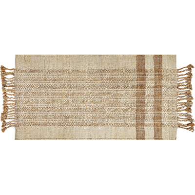 Beliani Jute Area Rug - Beige - 80x150cm - Rectangular - Boho Style Beliani Jute Area Rug - Beige - 80x150cm - Rectangular - Boho Style