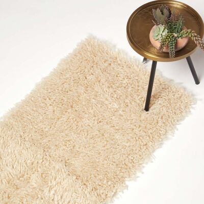 Homescapes (Cream) Luxury Fluffy Shaggy Rug Homescapes (Cream) Luxury Fluffy Shaggy Rug