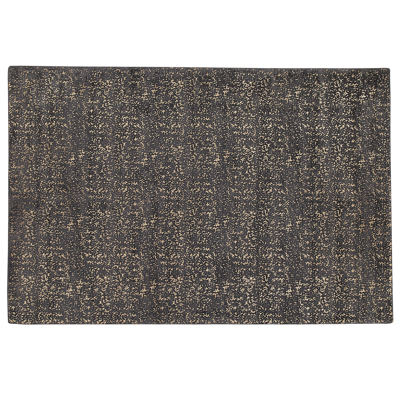 Beliani Grey and Gold Viscose Area Rug - Area Rug Beliani Grey and Gold Viscose Area Rug - Area Rug