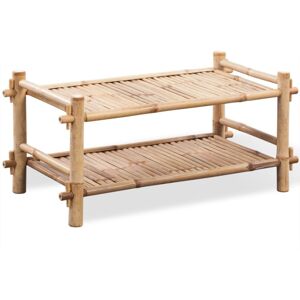 vidaXL 2-Tier Bamboo Shoe Rack Bench Shoe Storage Cabinet Shoe Shelf Organiser vidaXL 2-Tier Bamboo Shoe Rack Bench Shoe Storage Cabinet Shoe Shelf Organiser