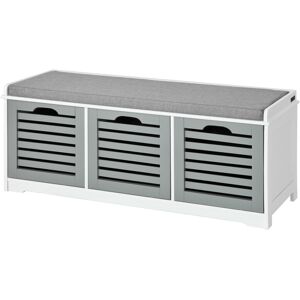 SoBuy® FSR23-HG, 3 Drawers Storage Bench Shoe Cabinet Shoe Rack Bench SoBuy® FSR23-HG, 3 Drawers Storage Bench Shoe Cabinet Shoe Rack Bench