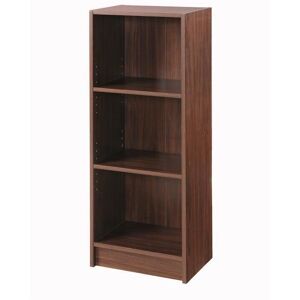 Timber Art Design UK 3 Tier Medium Narrow Bookcase Shelving Unit Living Room Office Bedroom Walnut Timber Art Design UK 3 Tier Medium Narrow Bookcase Shelving Unit Living Room Office Bedroom Walnut