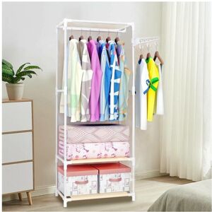 Unbranded Clothes Rail Bedroom Open Wardrobe Stand Storage Rack Shoe Shelves Unbranded Clothes Rail Bedroom Open Wardrobe Stand Storage Rack Shoe Shelves
