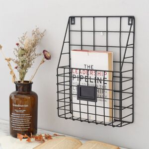 Unbranded (Black ) Magazine Rack Letter Newspaper Basket Wall Shelf Storage Unbranded (Black ) Magazine Rack Letter Newspaper Basket Wall Shelf Storage