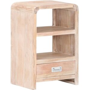 vidaXL Solid Acacia Wood Bedside Table Nightstand Cabinet Bedroom Furniture vidaXL Solid Acacia Wood Bedside Table Nightstand Cabinet Bedroom Furniture