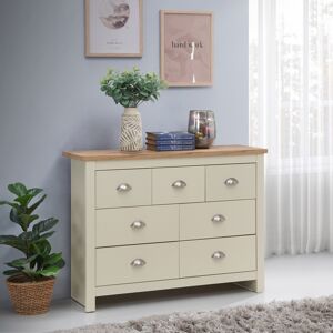 Timber Art Design UK Lisbon Bedroom Chest of 3+4 Drawers Storage Furniture Cream Timber Art Design UK Lisbon Bedroom Chest of 3+4 Drawers Storage Furniture Cream