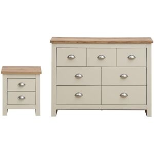 Timber Art Design UK Lisbon 2 Piece Bedroom Furniture Set 3+4 Chest of Drawers 2 Drawer Bedside Table Timber Art Design UK Lisbon 2 Piece Bedroom Furniture Set 3+4 Chest of Drawers 2 Drawer Bedside Table