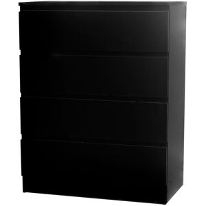 Skagen - 4-Drawer Chest - Black - Chest of drawers Skagen - 4-Drawer Chest - Black - Chest of drawers