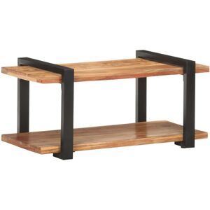vidaXL Solid Acacia Wood TV Cabinet - 90x40x40 cm - Brown vidaXL Solid Acacia Wood TV Cabinet - 90x40x40 cm - Brown